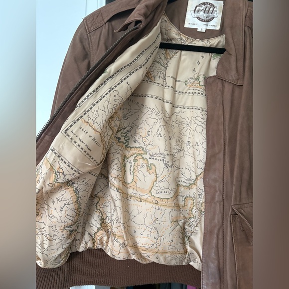 Vintage Brown Leather Jacket - Picture 4 of 11